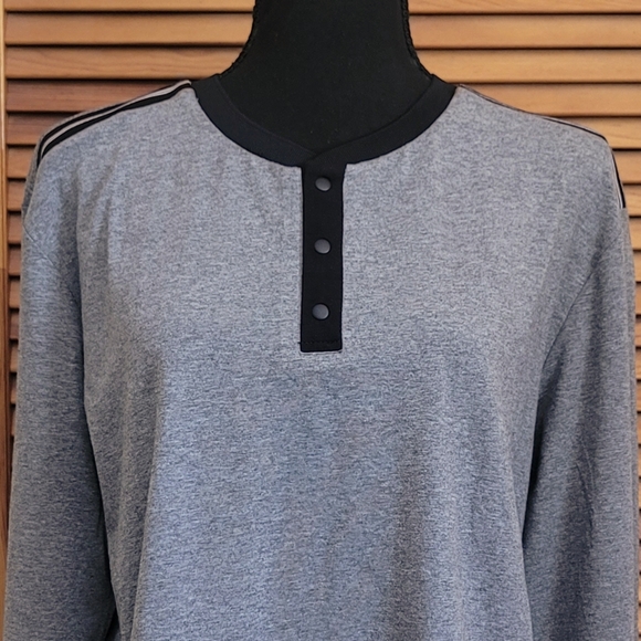 NWT Mens Long Sleeve Henley Tee Size Large (NY&CO) - Picture 2 of 7